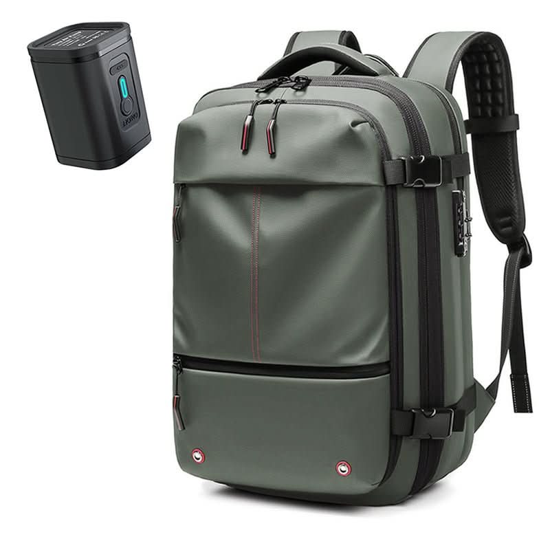 Laptop Backpack Vacuum Compressible & Expandable 17.3-Inch Padded Compartment