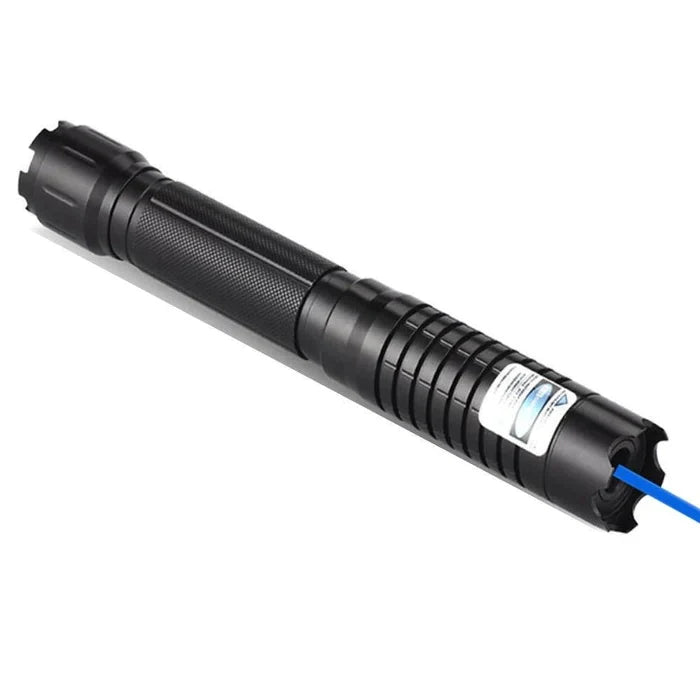 Laser Flashlight Blue Adjustable Focus Fire-Starting
