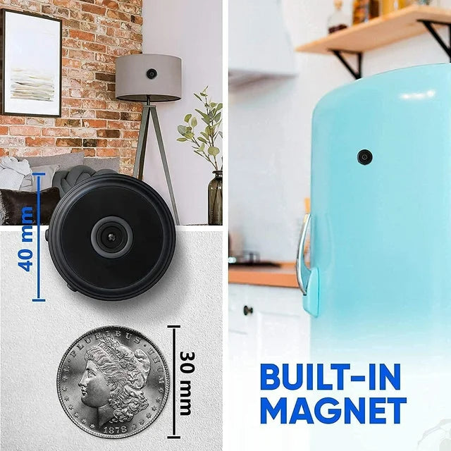 Mini Wireless Camera 1080p Night Vision Motion Detection
