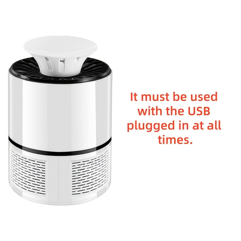 Mosquito Lamp Blue Flame Effect USB-Powered Quiet Operation