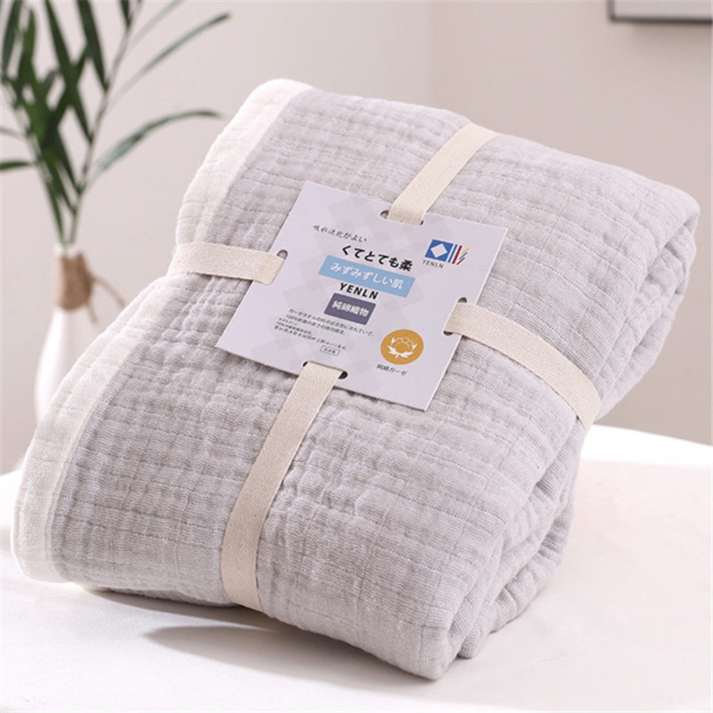 Muslin Cotton Blanket Six-Layer Breathable & Machine Washable