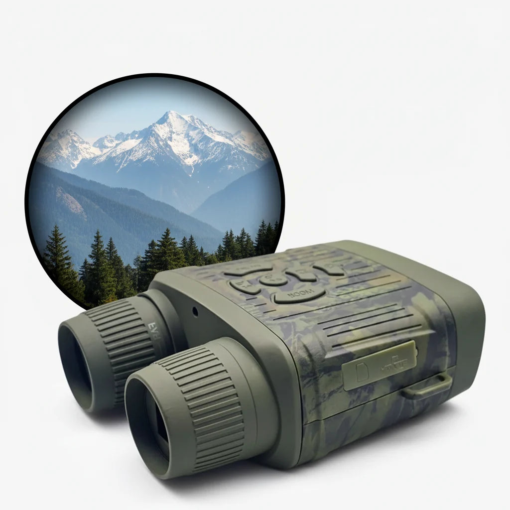 Night Vision Binoculars Infrared HD Display 1,000 Ft Range