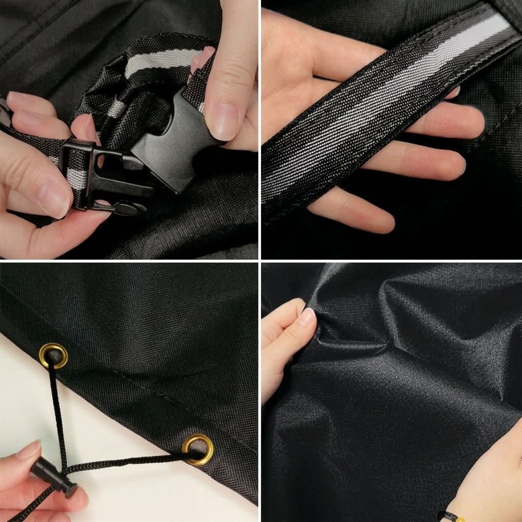 Outdoor Furniture Cover Round Weather-Resistant Secure Fit