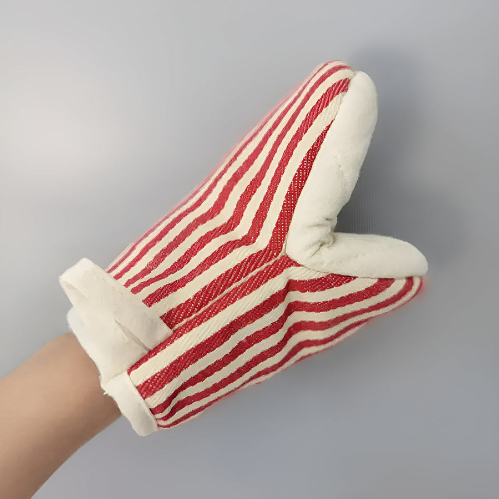 Oven Mitt Heat-Resistant Microfiber Hanging Loop