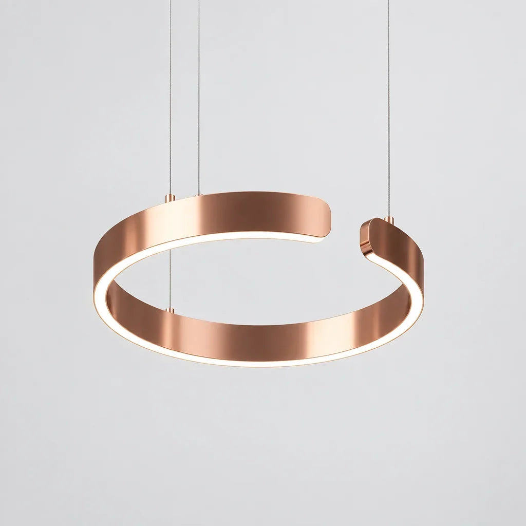 Pendant Ceiling Light Integrated LED Height-Adjustable Suspension