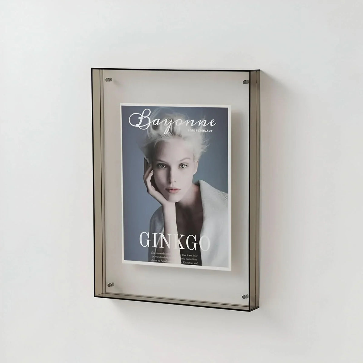 Photo Frame Frameless Acrylic Floating Display