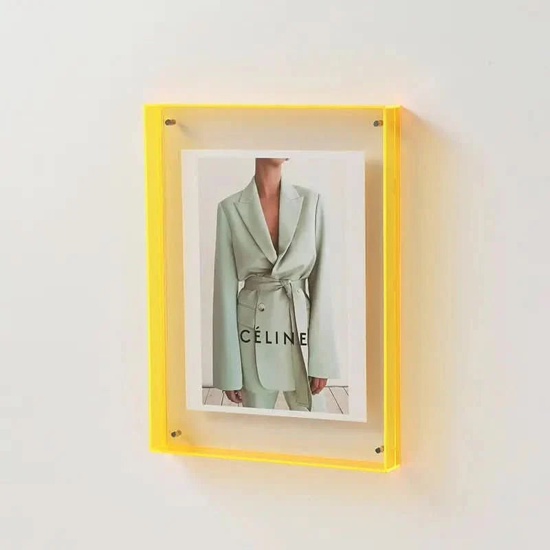 Photo Frame Transparent Acrylic Floating Display