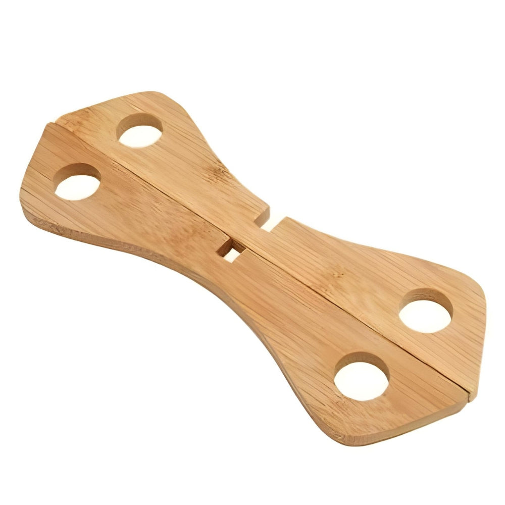 Pot Stand & Steam Rack Foldable Bamboo Non-Slip Base