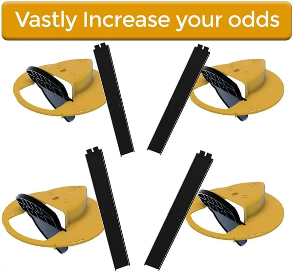 Rodent Trap Enclosed Reusable Counterweighted Plank