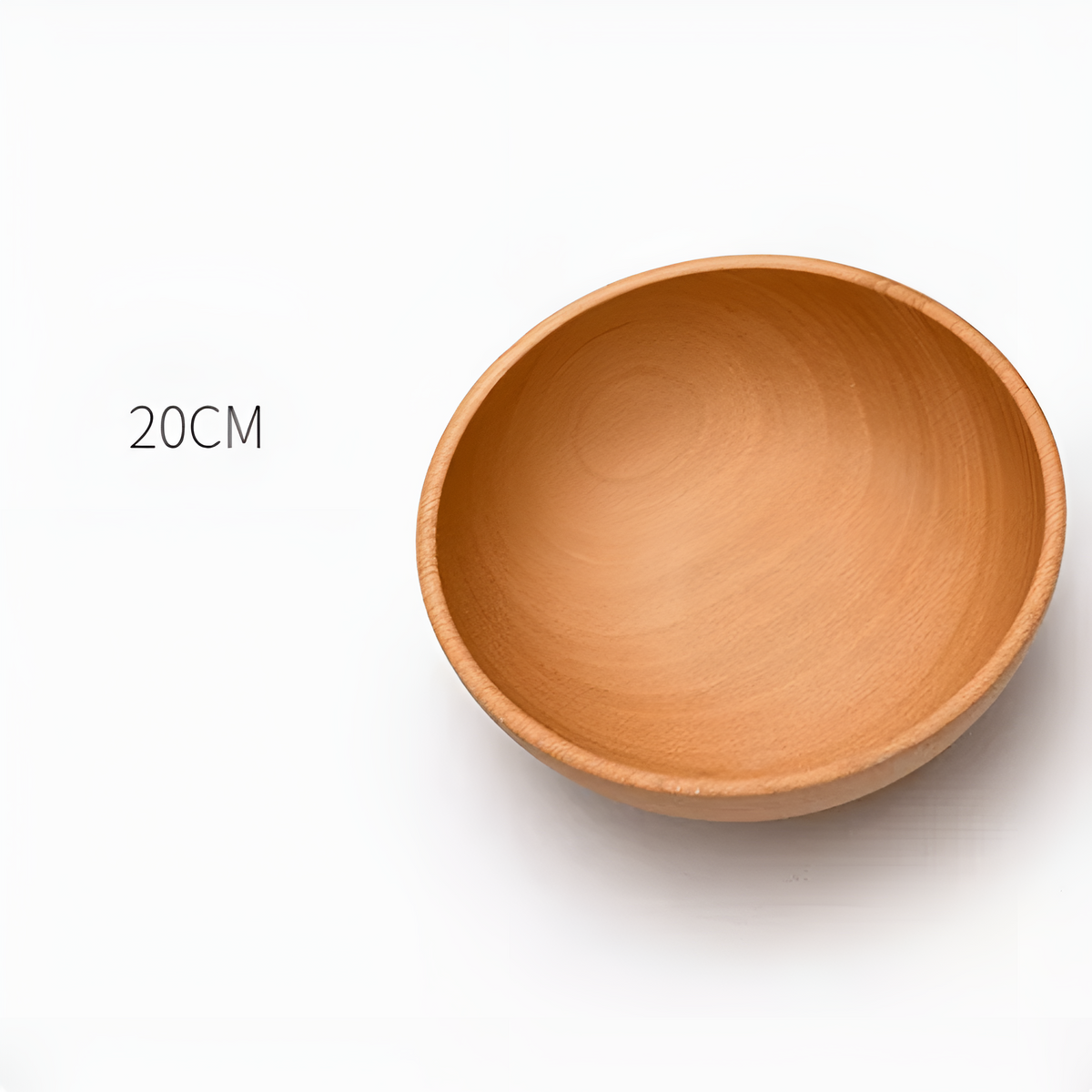 Salad Bowl Handcrafted Beech Wood Heat & Stain Resistant