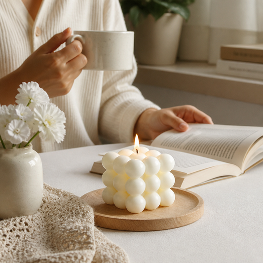 Scented Soy Wax Cube Candle