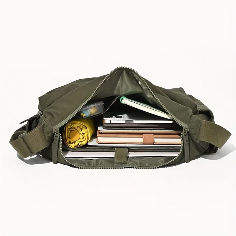 Shoulder Bag Padded Laptop Pocket Water-Resistant Polyester