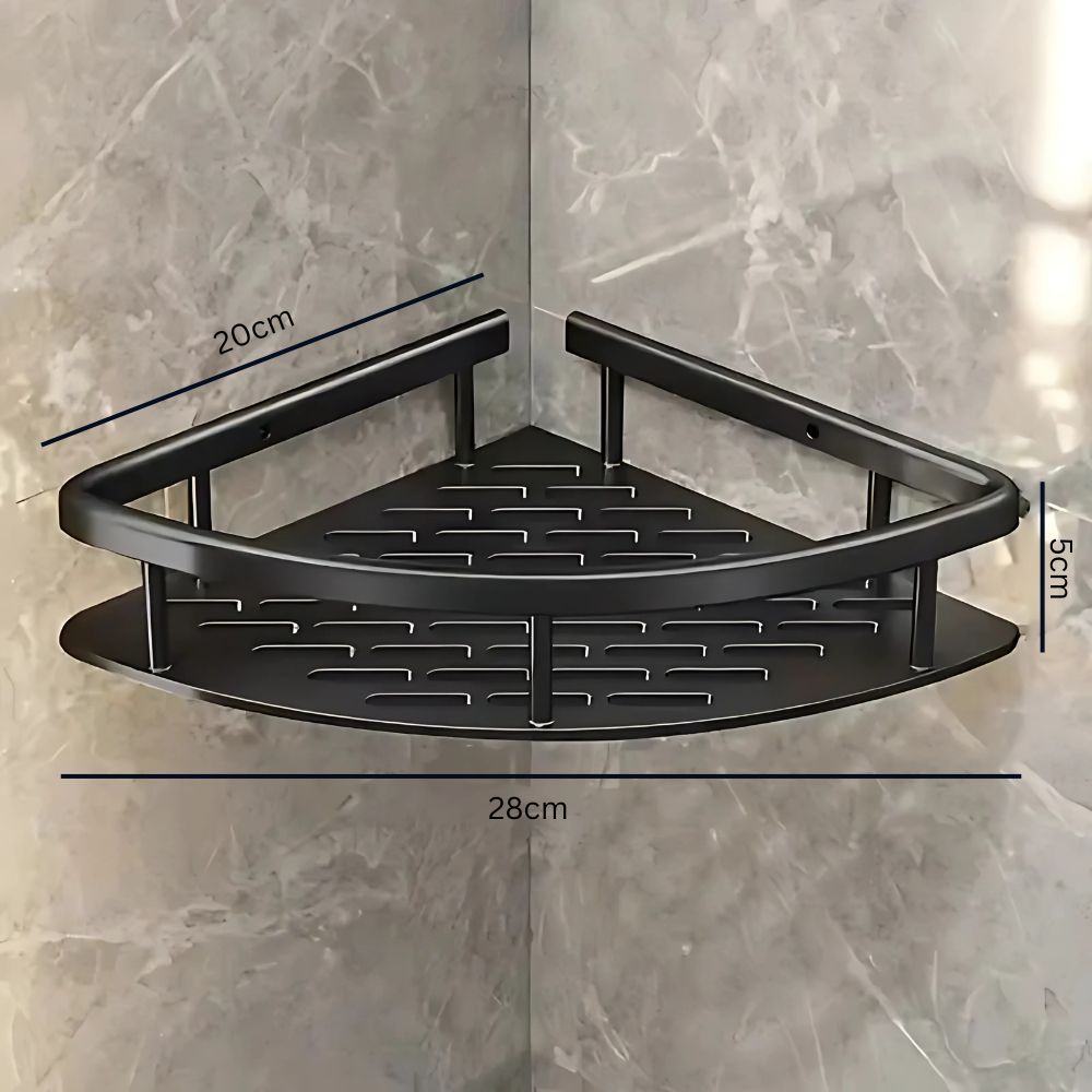Shower Caddy Aluminium Matte Rustproof Self-Adhesive