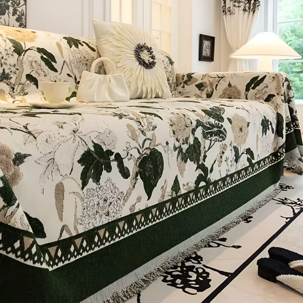 Sofa Cover Chenille Jacquard Pet & Spill Guard