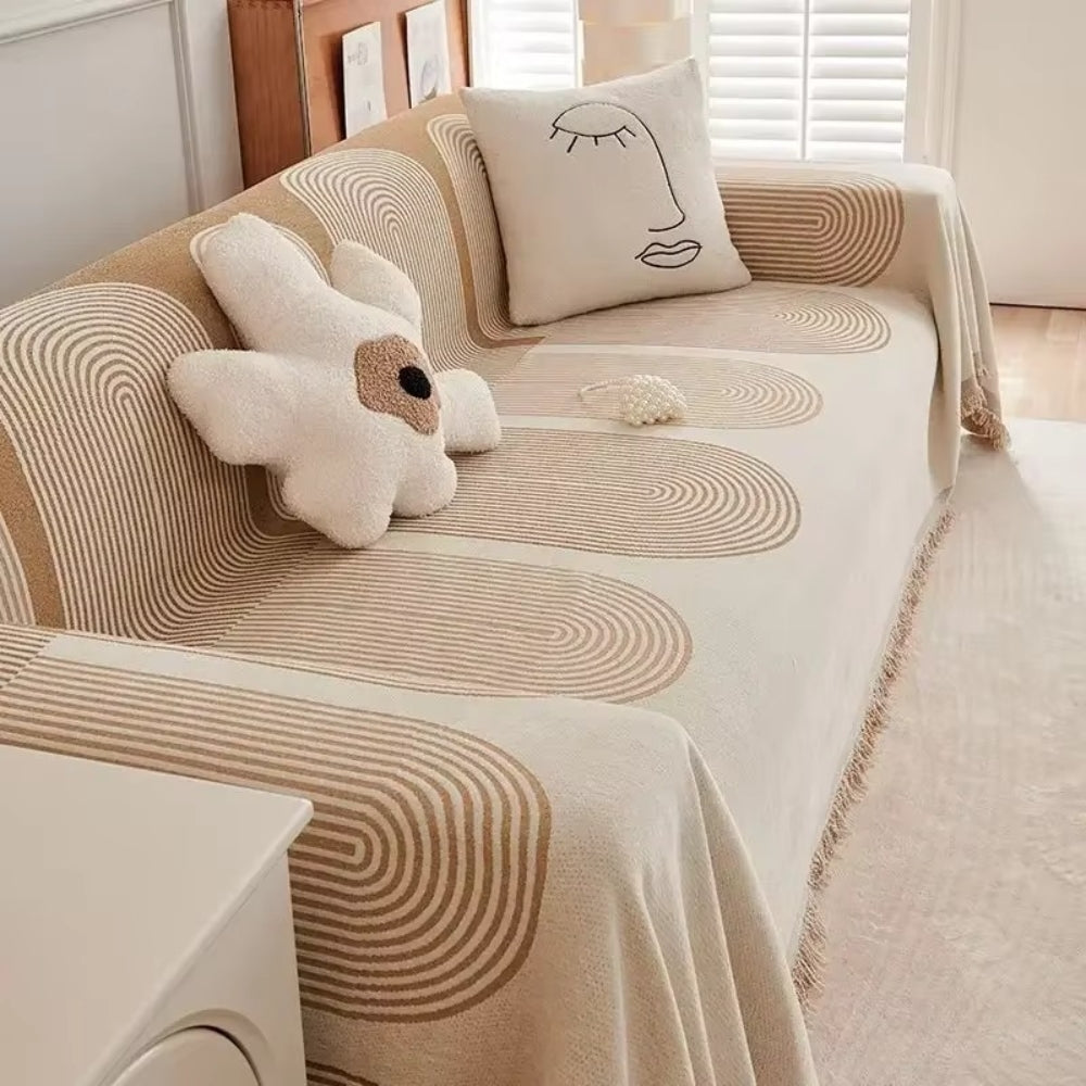 Sofa Cover Plush Double-Sided Chenille Pet & Spill Protection
