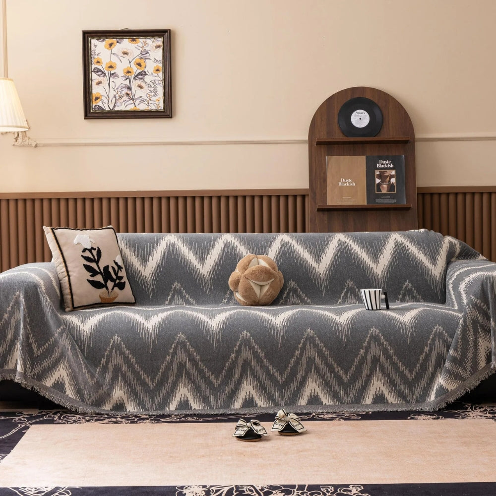 Sofa Cover Textured Chenille Pet-Friendly & Machine Washable
