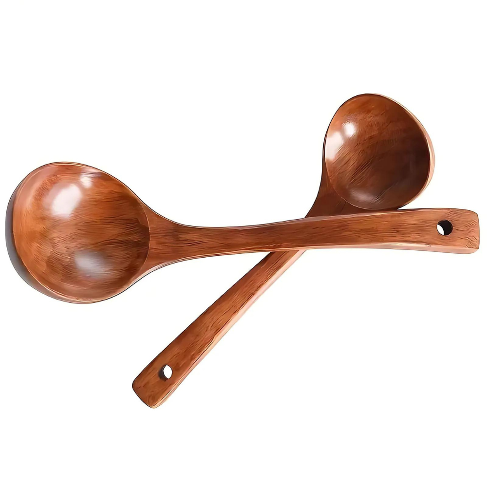 Soup Spoon Wooden Ergonomic Dishwasher-Safe