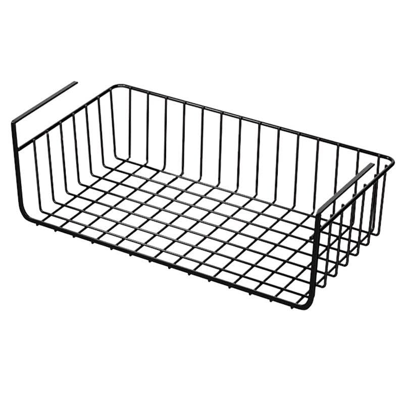 Storage Basket Over-Cabinet Hanging Reinforced Metal Space-Saving
