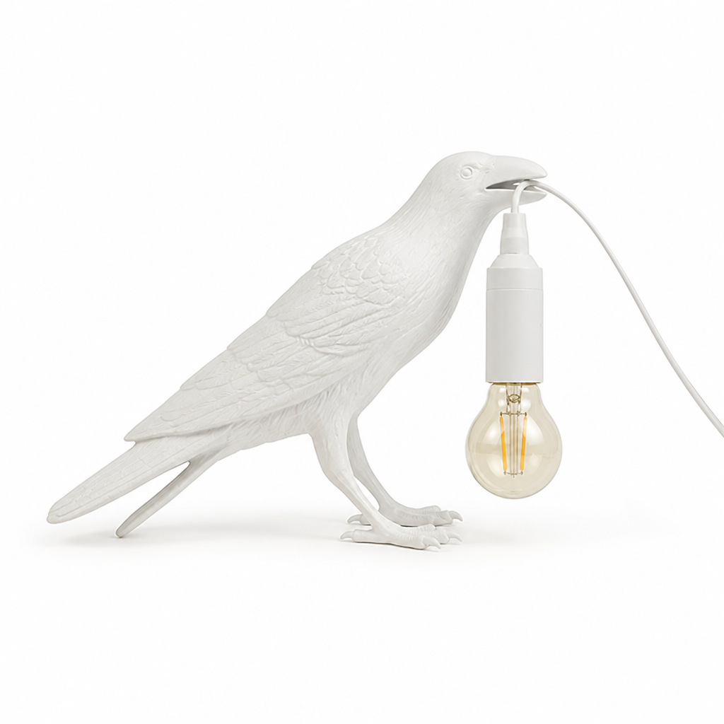Table Lamp Adjustable Brightness Resin Plug-In