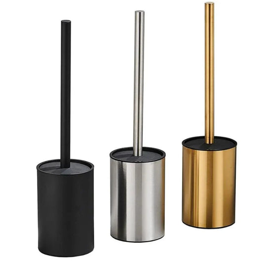 Toilet Brush Set Stainless Steel Upright Holder