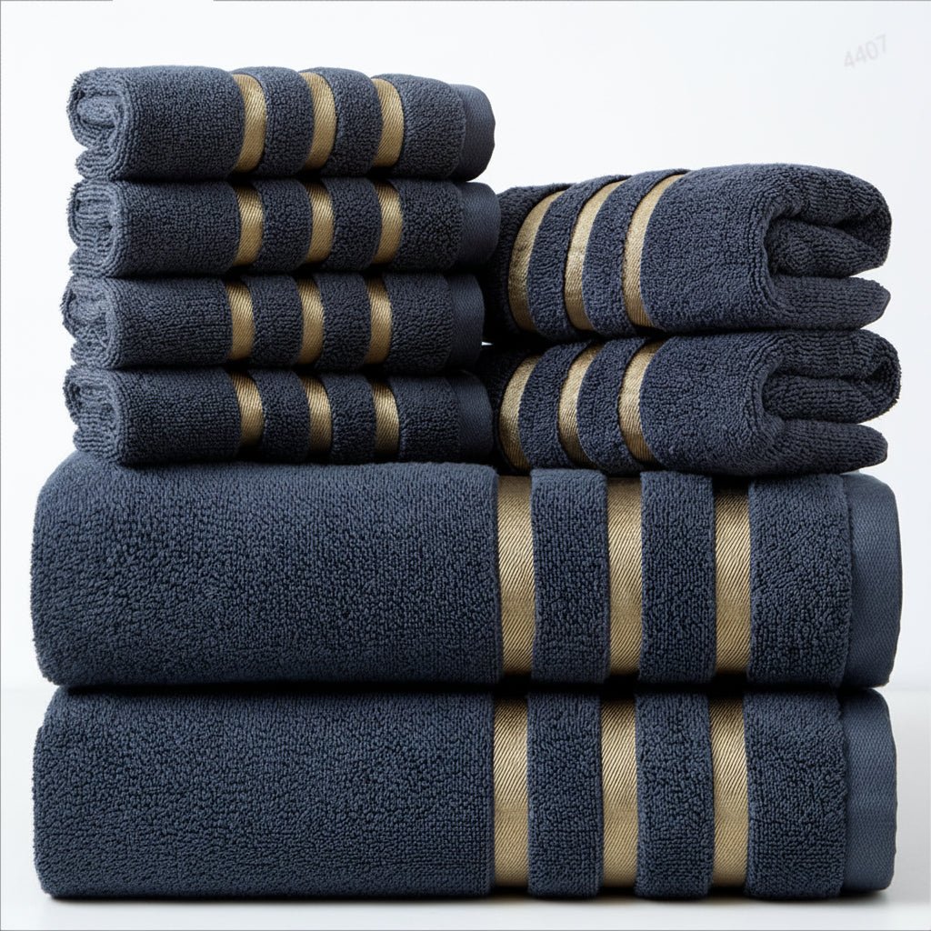 Towel Set Soft Highly Absorbent 8-Piece Set