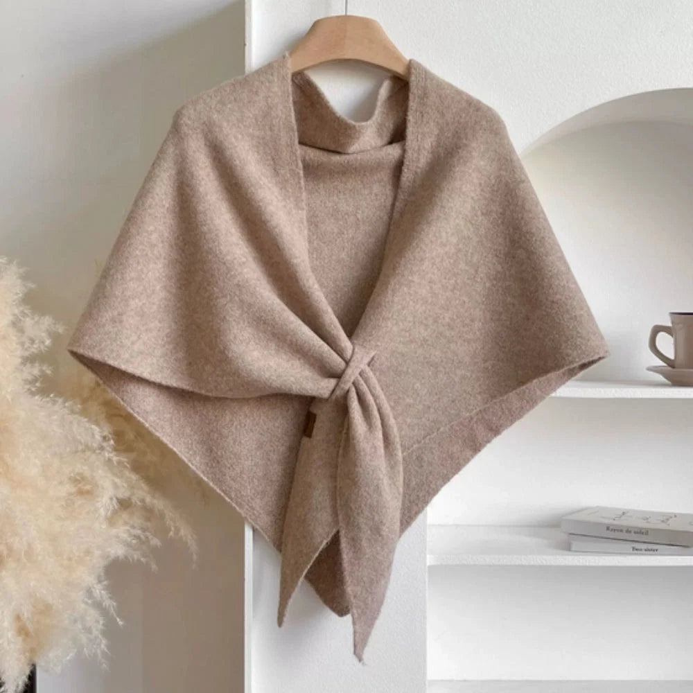 Triangle Shawl Lightweight Microfiber Blend Machine Washable
