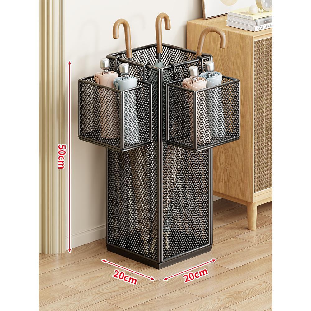 Umbrella Stand Metal Mesh Ventilated Space-Saving