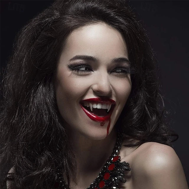 Vampire Fangs Retractable Reusable Trimmable Fit
