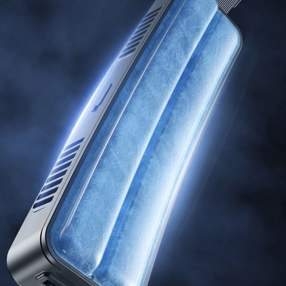 Waist Fan Rechargeable Belt Clip Adjustable Airflow