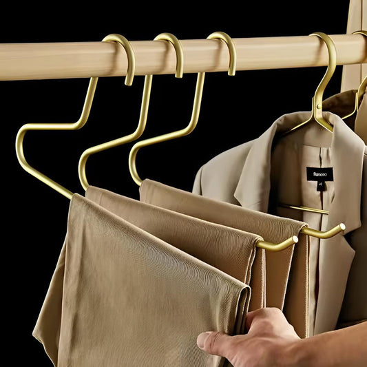 Wardrobe Hangers Metal Non-Slip Set of 5