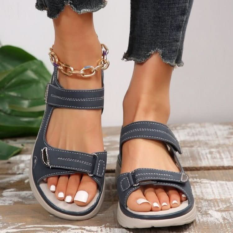 Women's Sandals Adjustable Multi-Strap Cushioned Orthopedic Sole