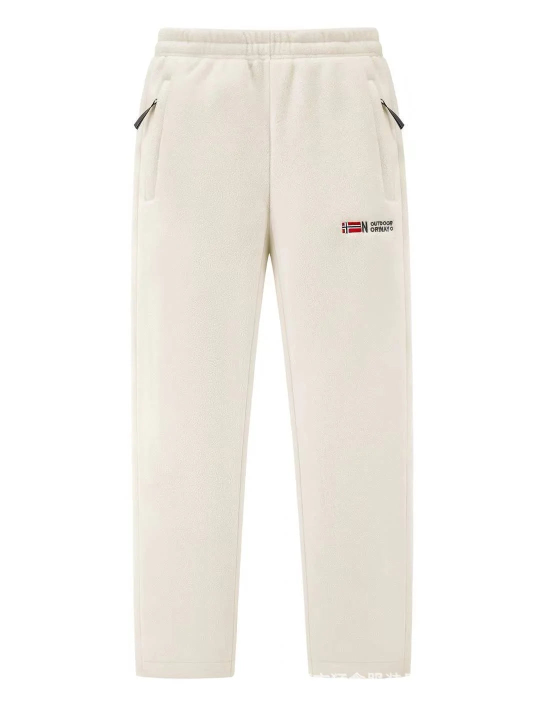 Women's Thermal Pants Fleece-Lined Zipper Pockets