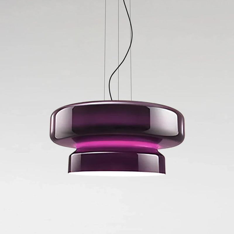 Chic Glass Hanging Light for Modern Kitchens