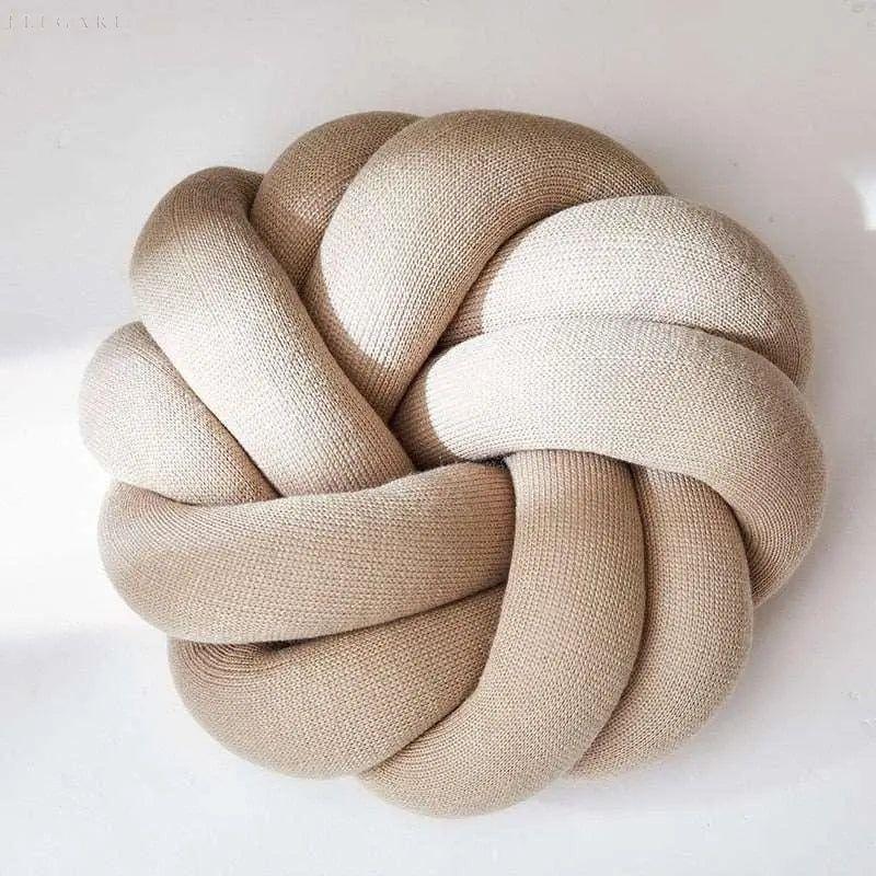 Charming Knotted Cotton Cushion for Ultimate Comfort