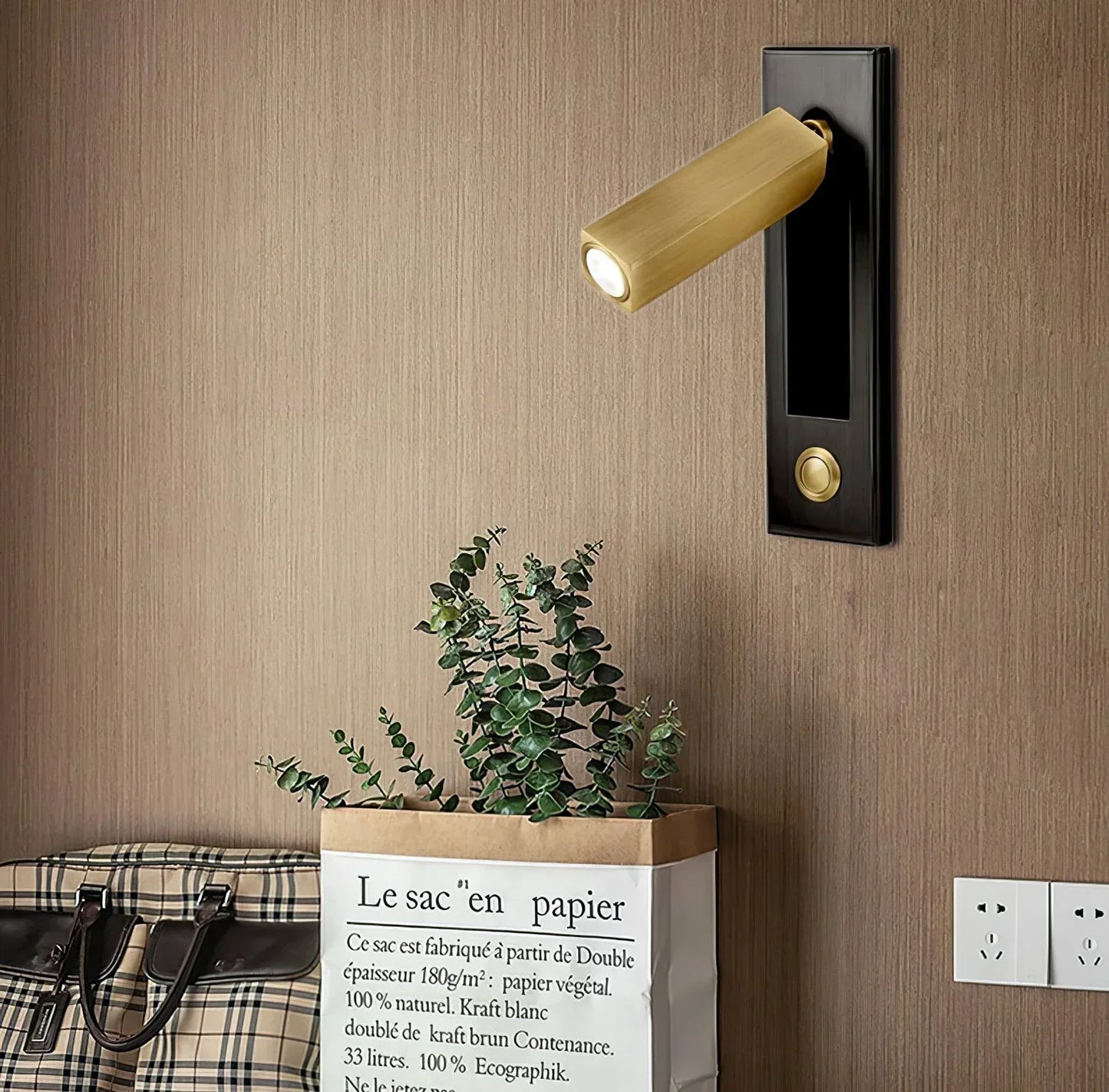 Sleek Adjustable Wall Sconce for Modern Bedrooms
