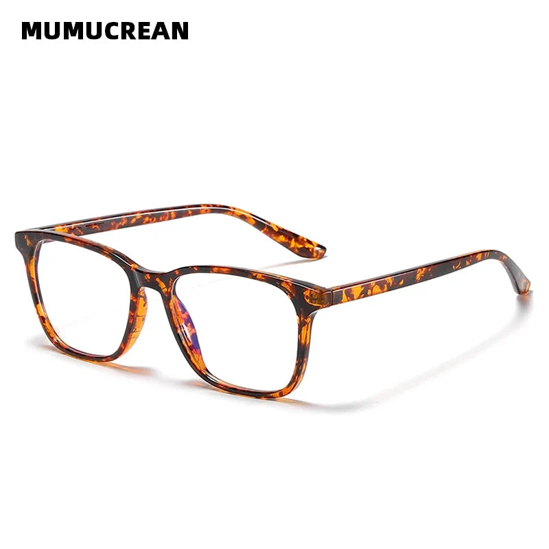 Square Retro Eyeglasses in TR90 Material