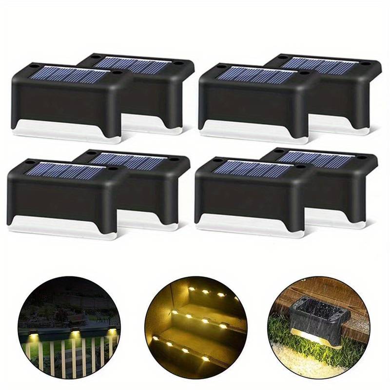 Solar-Powered Outdoor Wall Lighting for Fences and Patios