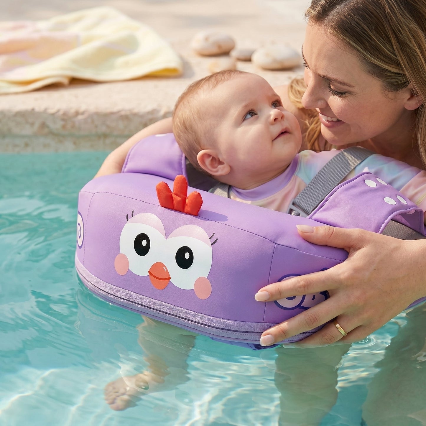 Inflatable Baby Pool Float for Water Fun