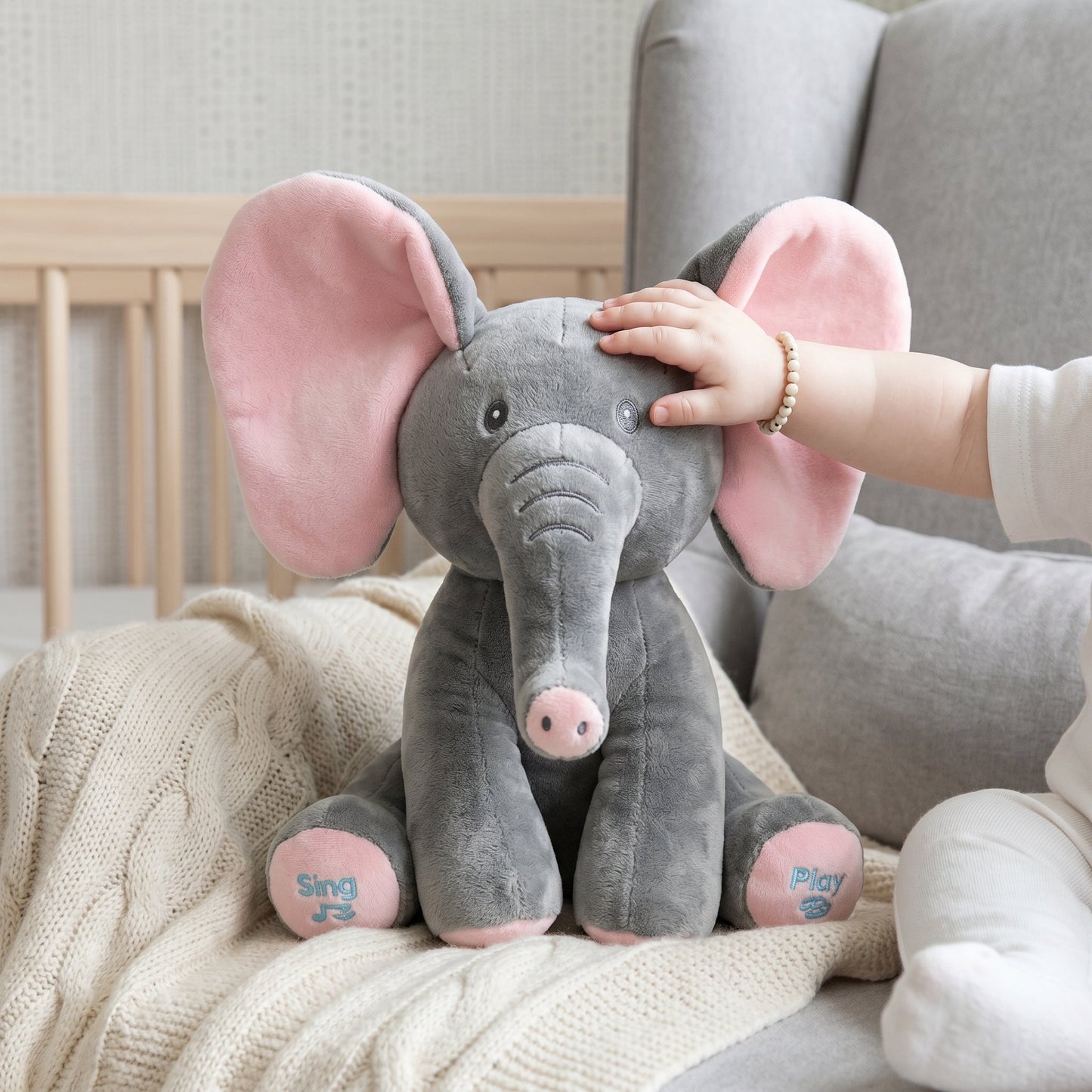 Soft Plush Toy of a Honey Elephant
