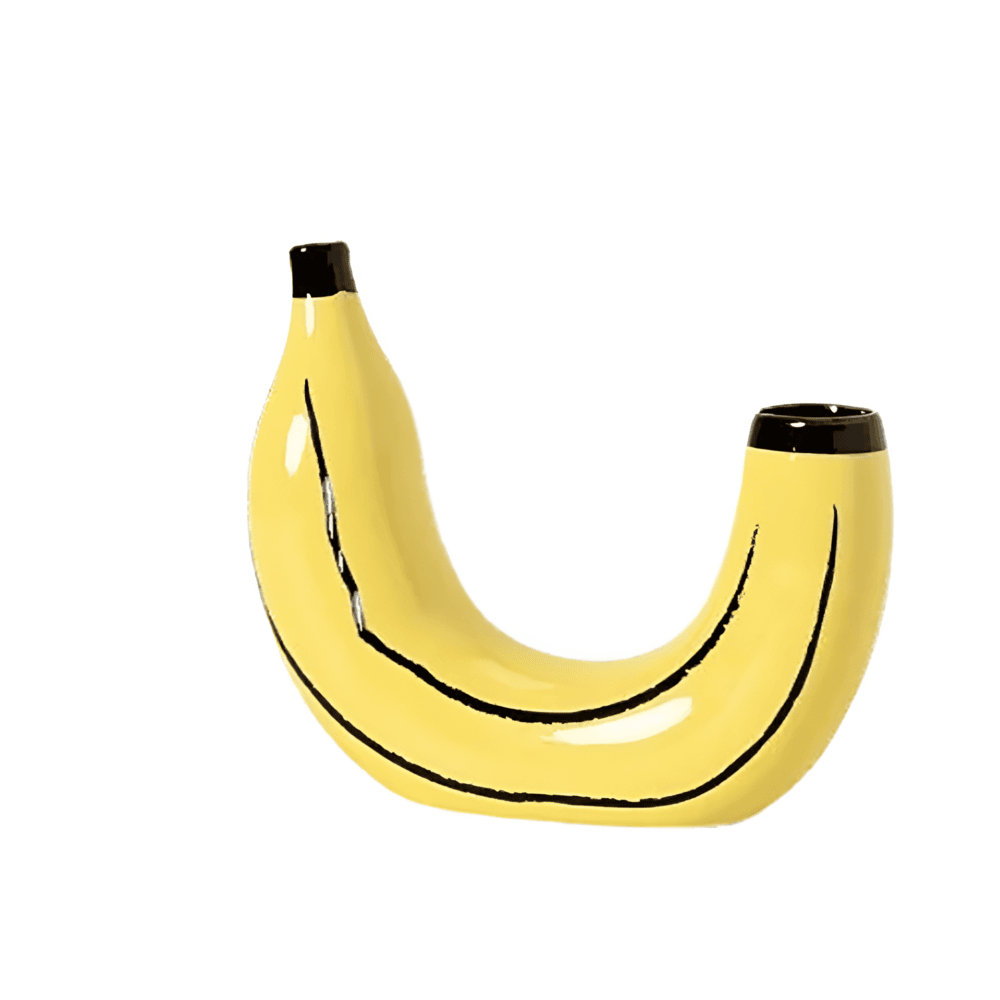 Playful Yellow Fruit-Shaped Vase – A Quirky Touch for Every Room