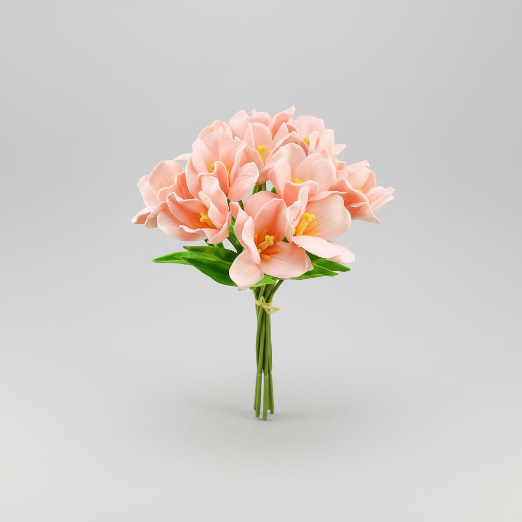 Lifelike Tulip Arrangement for Year-Round Elegance