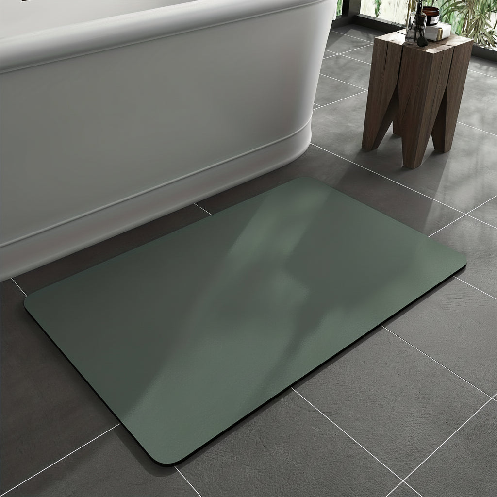 Rapid Dry Stone Bathroom Mat – Slip-Resistant Comfort