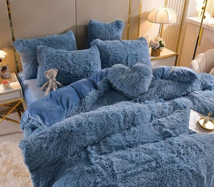Luxurious Microfiber Duvet Cover Set with Secure Fastenings
