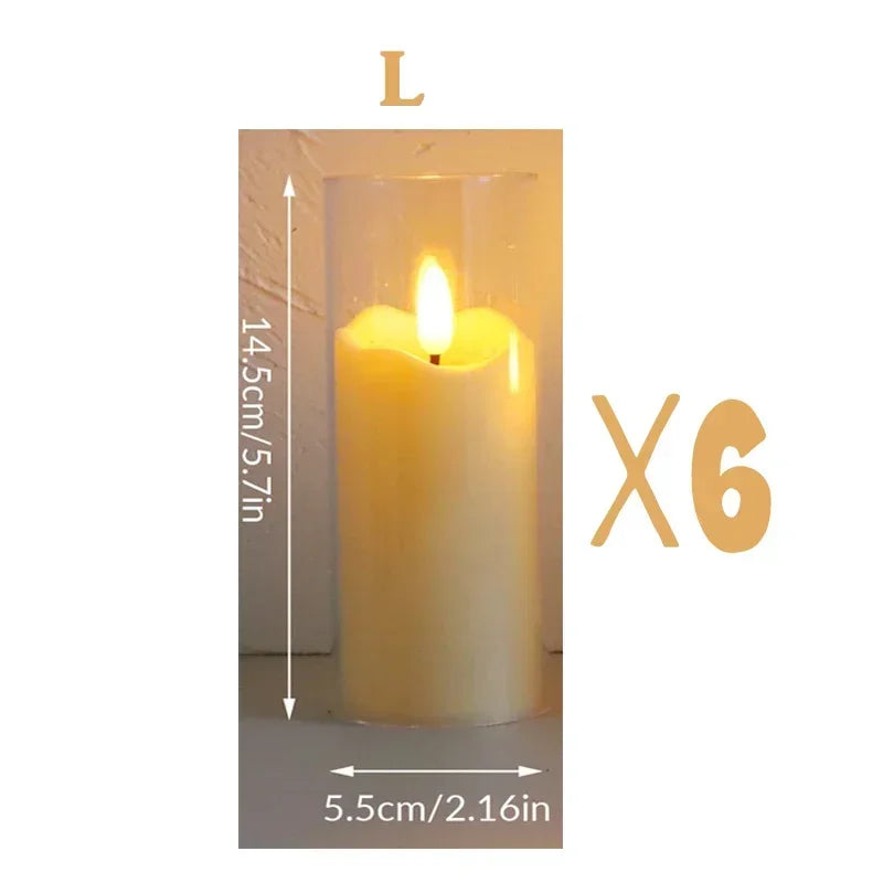 Battery Operated LED Candles Without Flames
