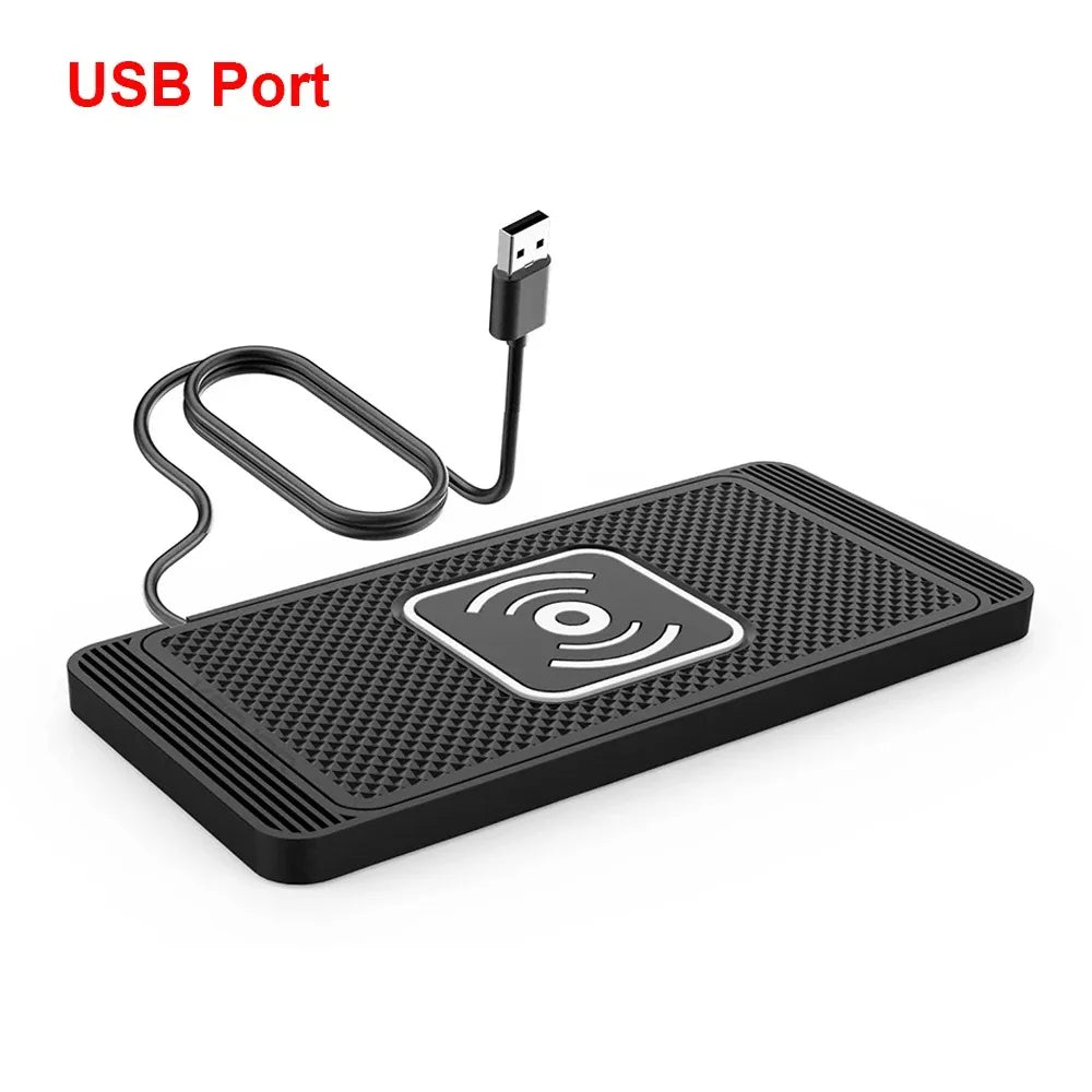 Fast Charging Pad for Cars with Anti-Slip Design