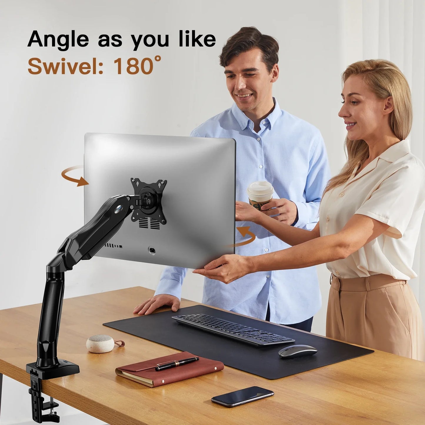 Flexible Computer Screen Mounting Arm
