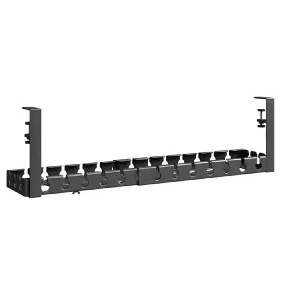 Adjustable Cable Organizer Tray for Under-Desk Use