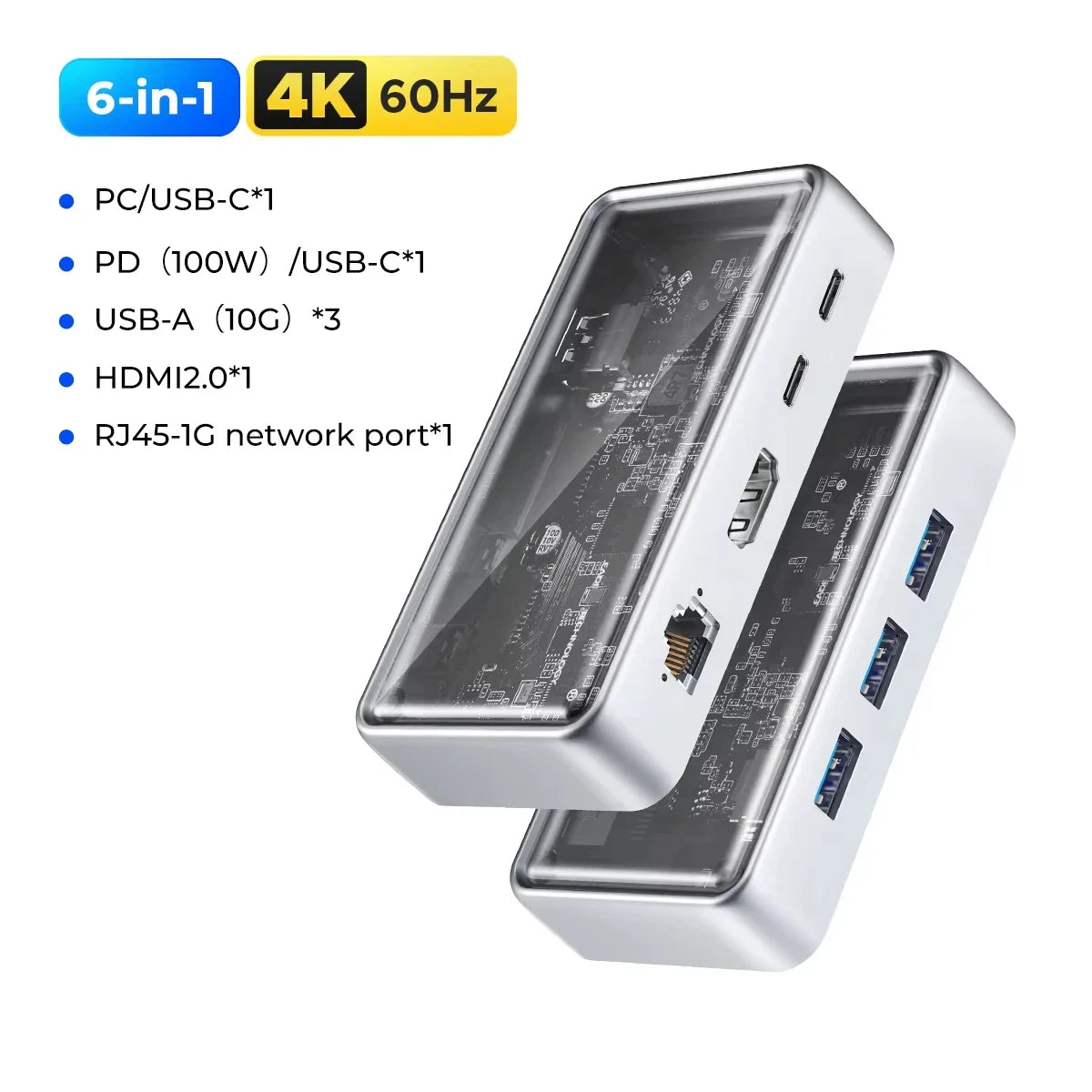 Multiple Port Docking Station for Enhanced Connectivity