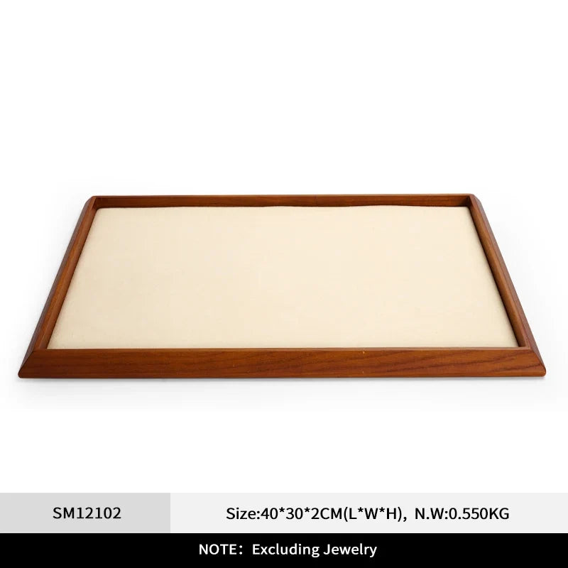 Elegant Wooden Tray for Bracelet Storage and Organization