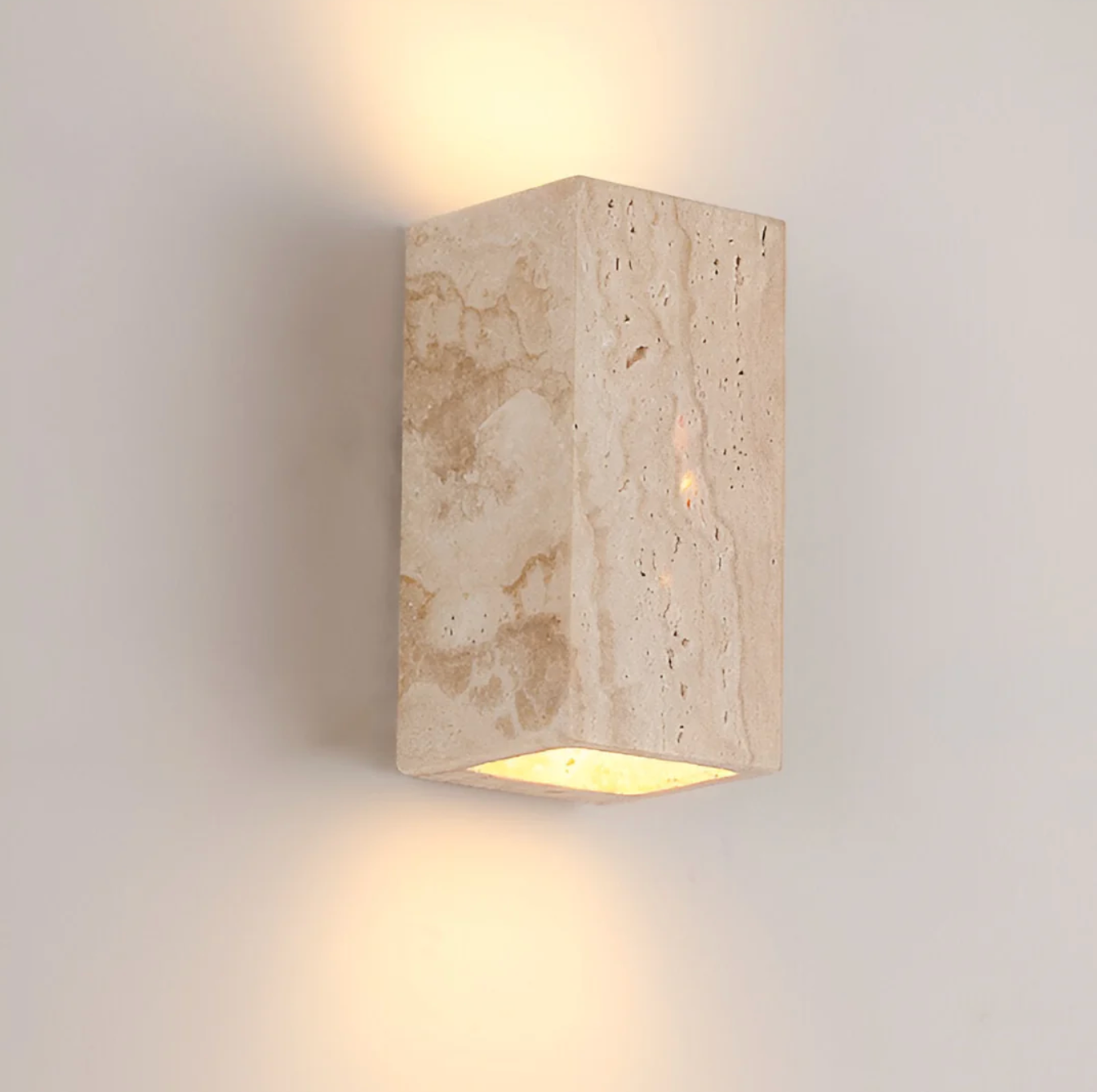 Elegant Stone Wall Light - Unique Natural Accent Fixture